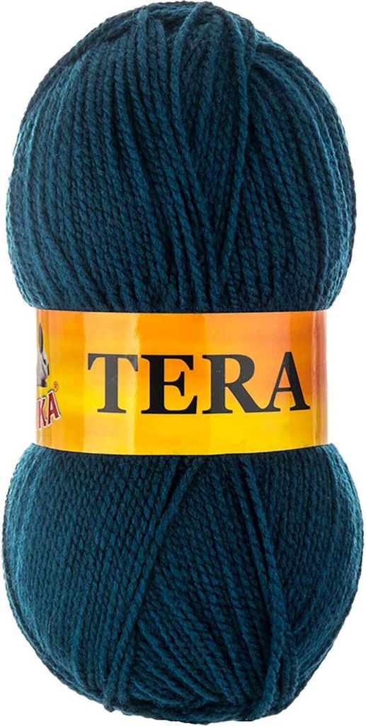 100g Strickgarn TERA Uni Strickwolle Handstrickgarn Klassikgarn