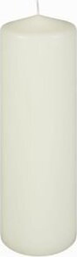 Premium Stumpenkerzen Elfenbein 250 x 80 mm, 1 Stück