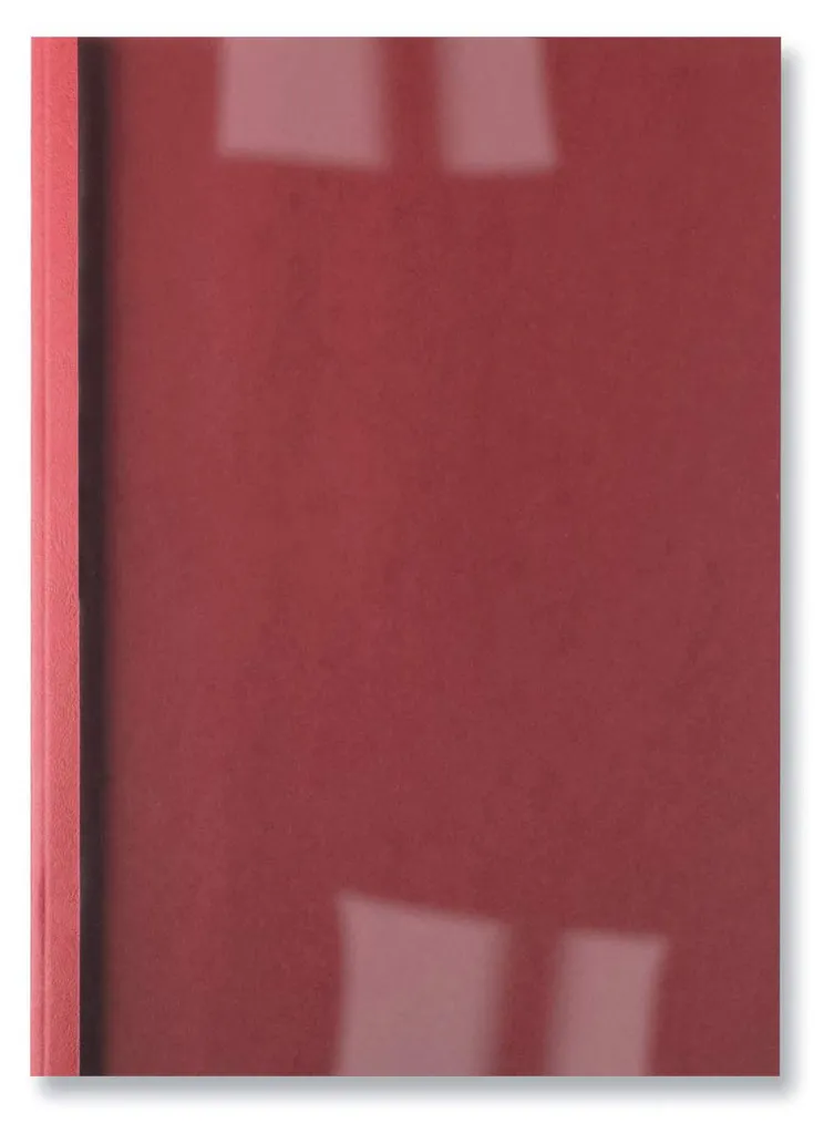 GBC IB451218 cartellina A4 Rosso, Trasparente 100 pz