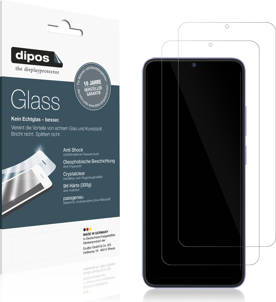 Schutzfolie für Xiaomi Redmi 12C Folie Anti-Shock 9H Displayschutz Displayfolie