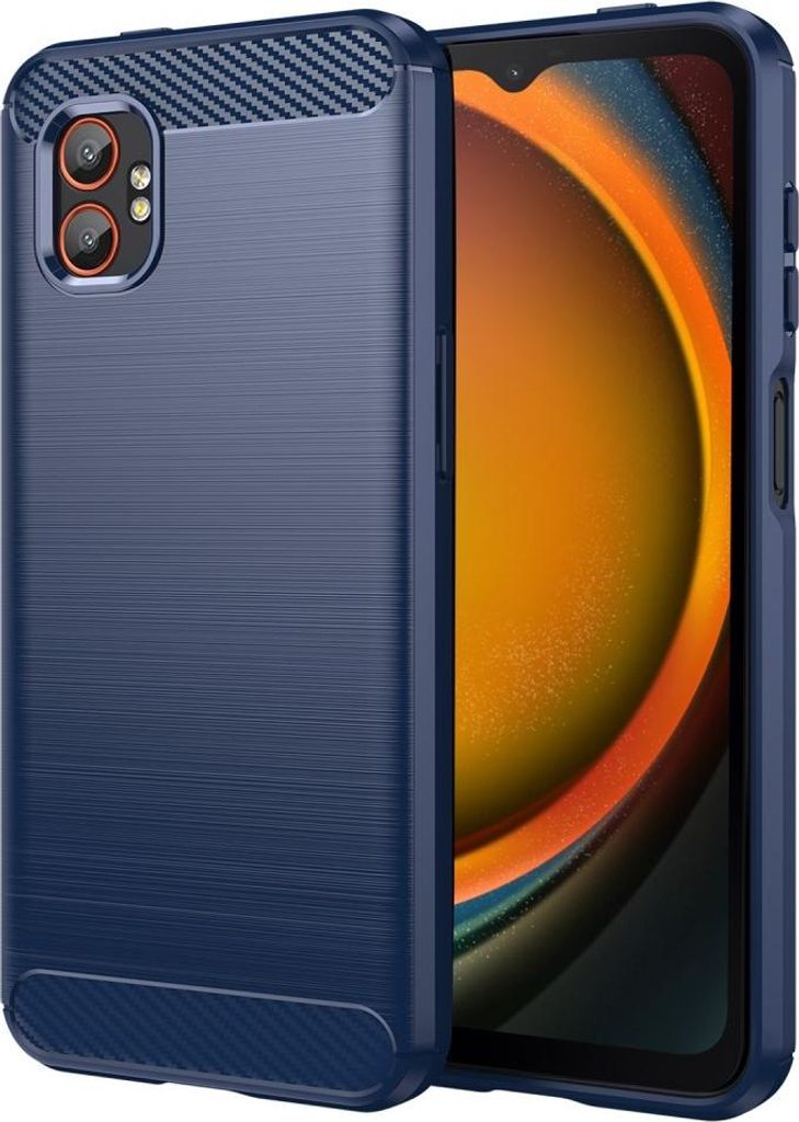 Samsung Galaxy Xcover 7 Pro Hülle - Coverup Armor Brushed TPU Back Cover - Blau