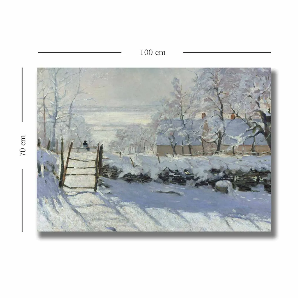 Grand tableau sur toile déco moderne Wallity Multicolore 70x100 cm
