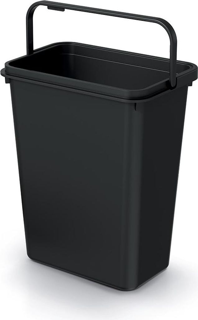 Cestino per rifiuti System Basic 10 L nero Immagine del prodotto 