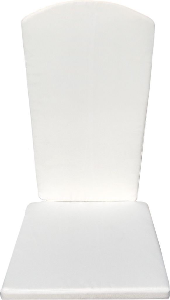 NEG Adirondack Kissen/Stuhlauflage STEVE für Gartenmöbel-Serie MARCY Farbe: weiß (glatt)