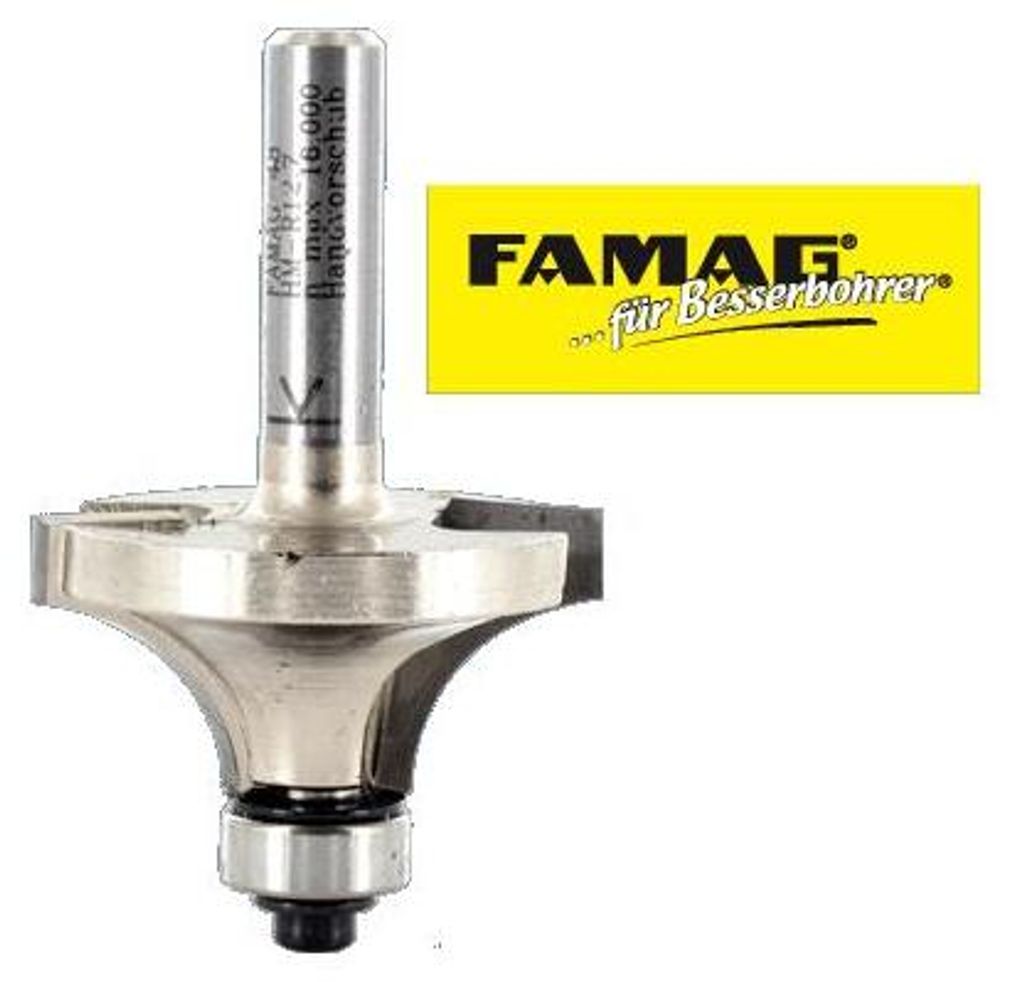HM-Abrundfräser D38,1 B19,1 R12,7 GL 57 mm