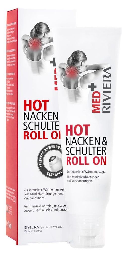 RIVIERA Med+ Hot Neck & Shoulder Roll on, 75 ml GEL Obrázok produktu 