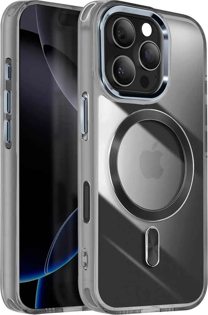 Custodia Avizar iPhone 16 Pro Max MagSafe Nero Cristallo Style
