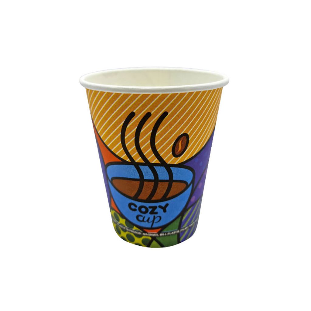 50 Coffee to go Kaffeebecher 200 ml PAP/PE Ø 80x90 mm "Cozy Cup" druck