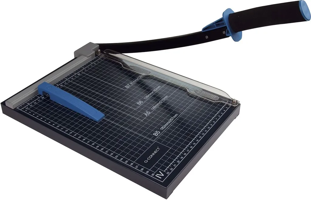 Massicot A4 de bureau Q-Connect - Coupe-papier à levier robuste 320mm