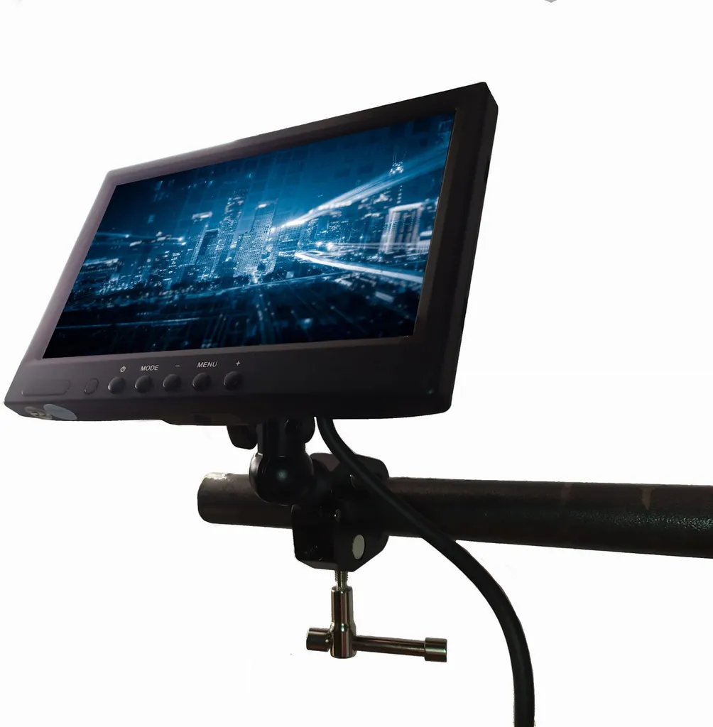 Support de moniteur de recul 10 pouces pour arceau de sécurité quad