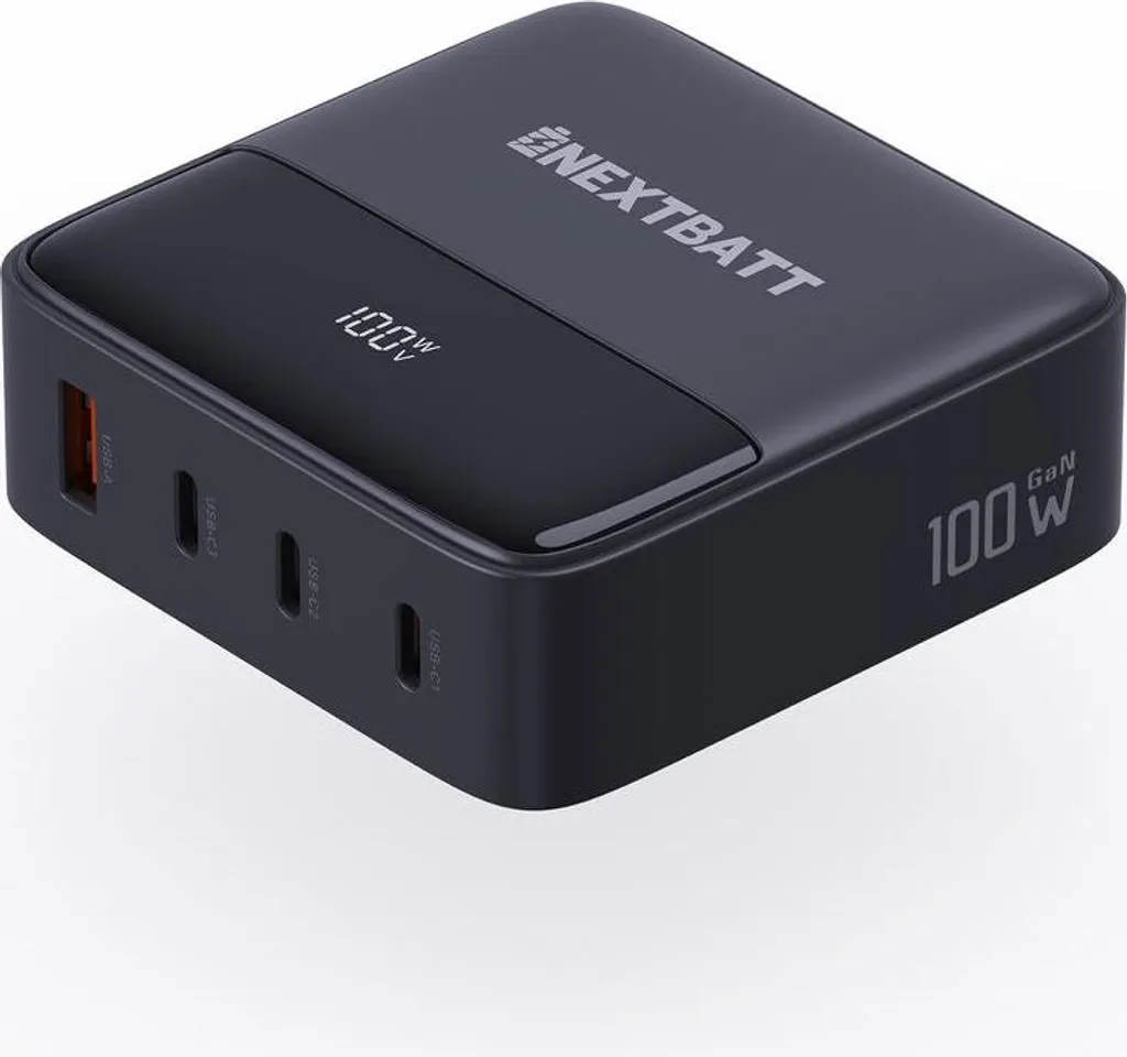 Bloc de charge rapide 100W NEXTBATT : Station USB-C multi-ports GaN