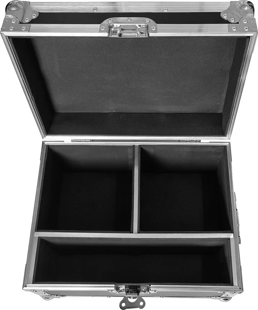 Custodia per attrezzatura da palcoscenico, materiale resistente, dimensioni regolabili, nero
