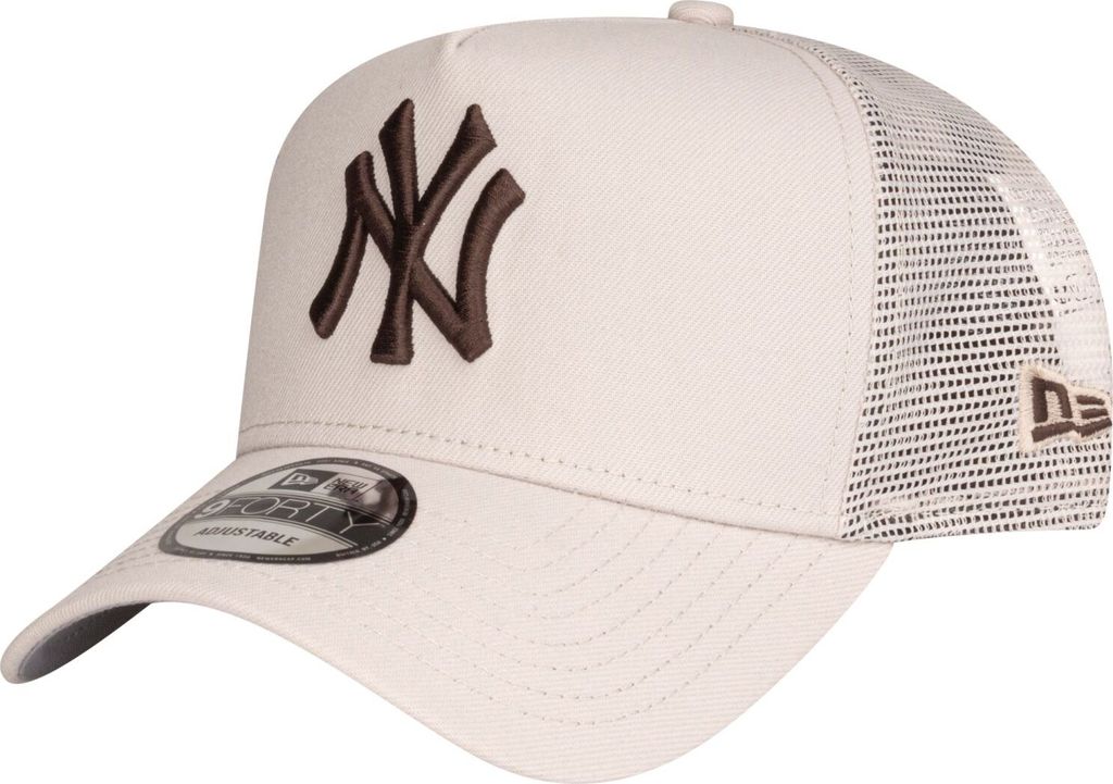 New Era A-Frame Mesh Trucker Cap - New York Yankees stone