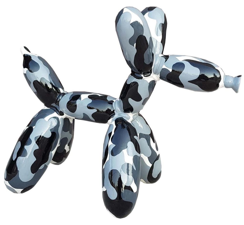 Moderne Dekoration Haus Garten Deko Figur Statue Skulptur Abstrakt 57cm Hund Neu
