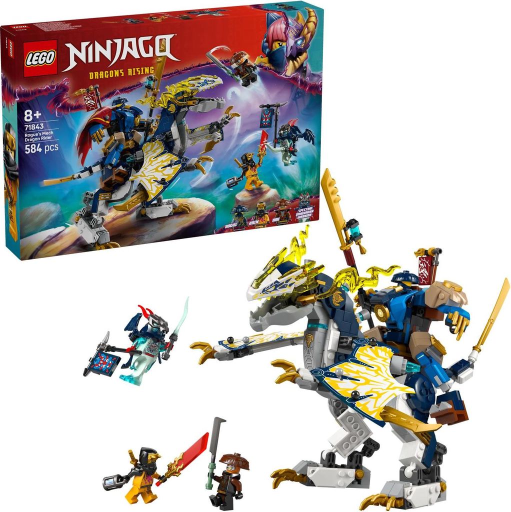 LEGO(R) NINJAGO 71843 Rogue Dragon Rider Mech Obrázek produktu 
