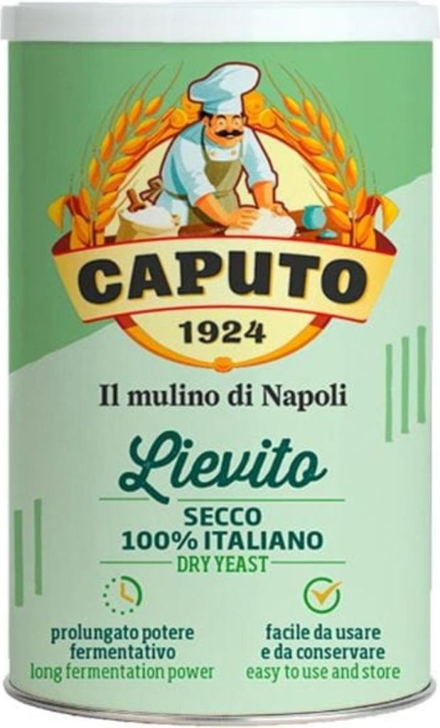 A can of Caputo dry yeast.