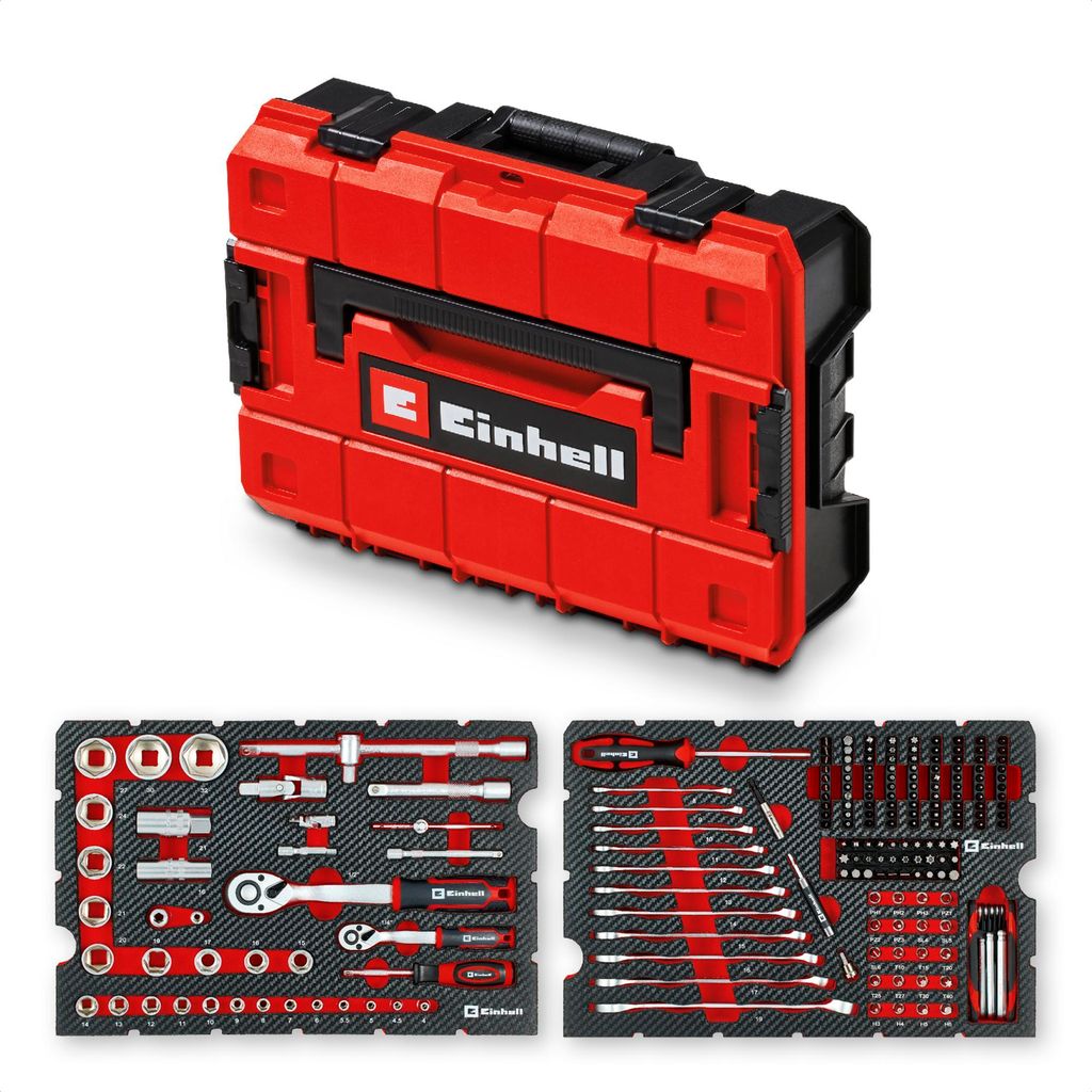 EINHELL E-Case Werkzeugkoffer Mechanik, 201-teilig, Produktbild 