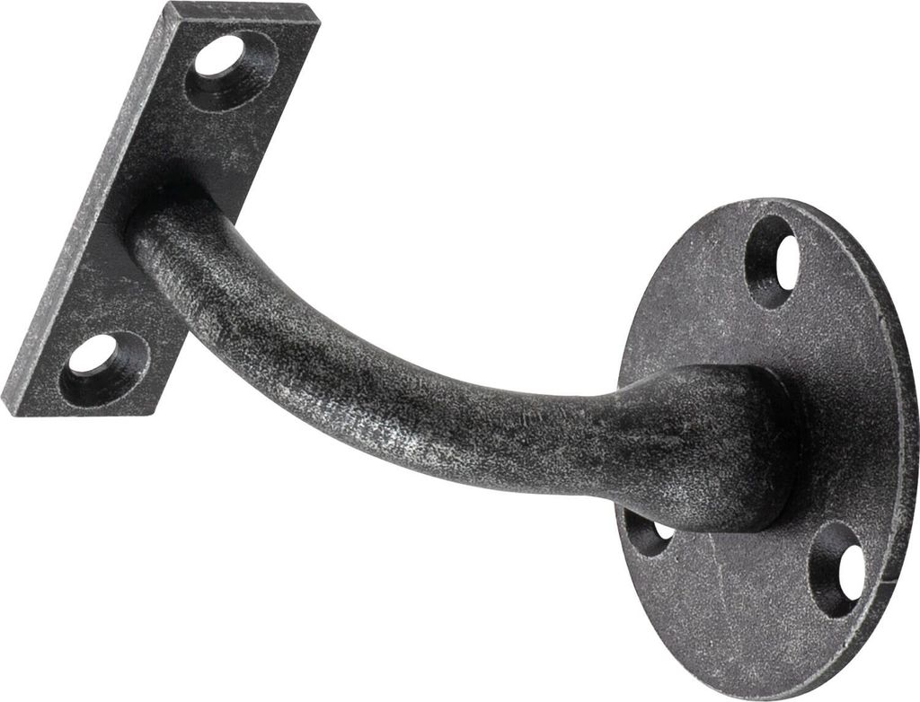 Support de main courante rond fixation trois points, Image du produit 