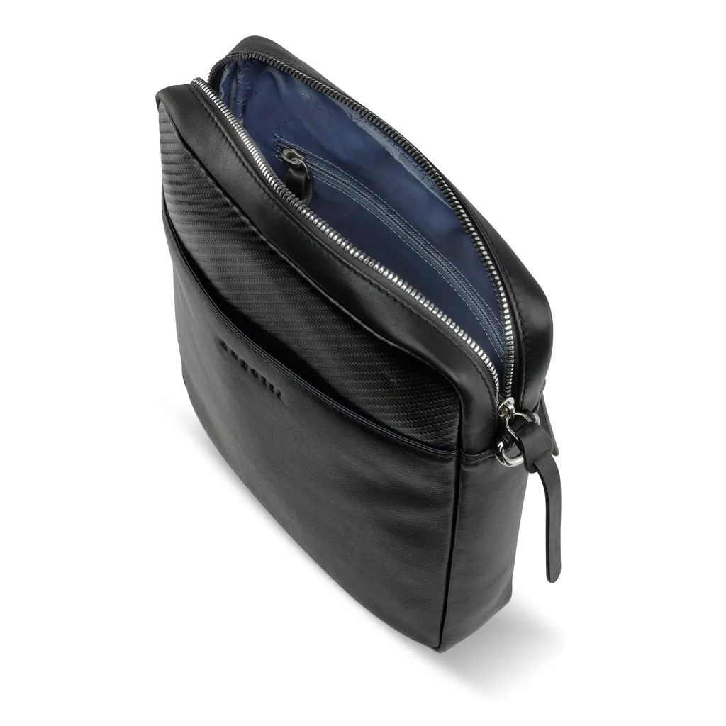 Bugatti Comet sac à épaule compact en toile noire résistante