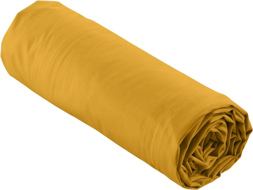 Spannbettlaken Uni 100% Baumwoll-Perkal