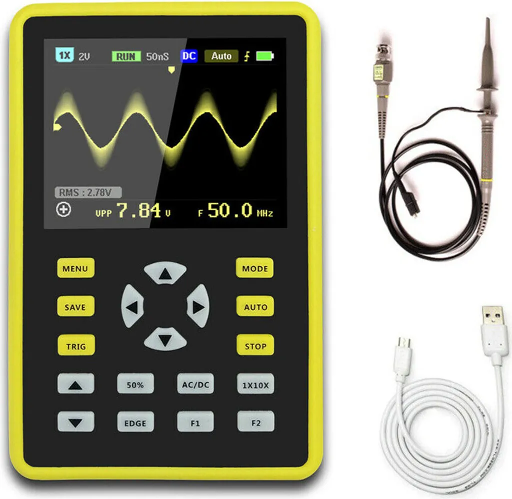Mini oscilloscope de poche professionnel 5012H numérique haute précision