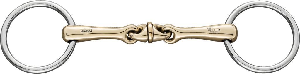 Sprenger WH ULTRA Pony Island Gebiss 14 mm doppelt gebrochen Sensogan, Größe:110 mm