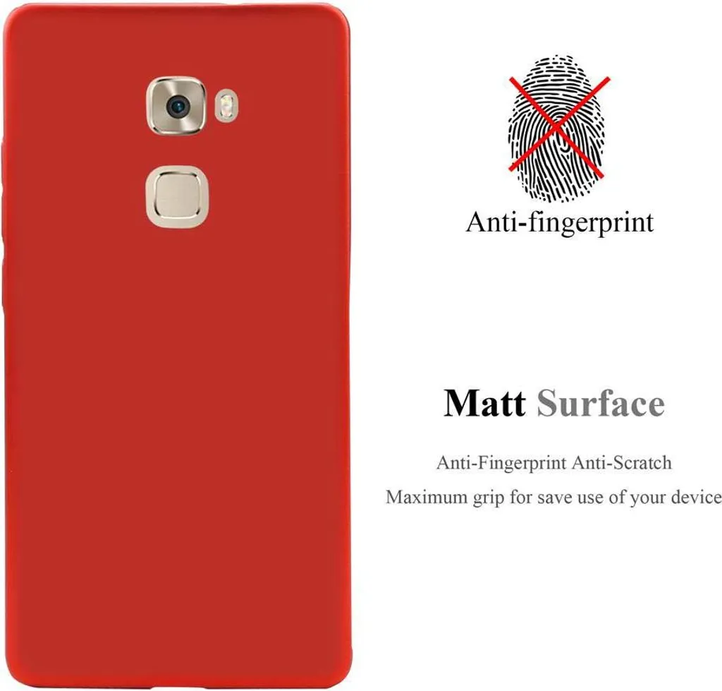 Custodia Rossa Huawei MATE S: Recensione e Cover Cadorabo Rigida - 2
