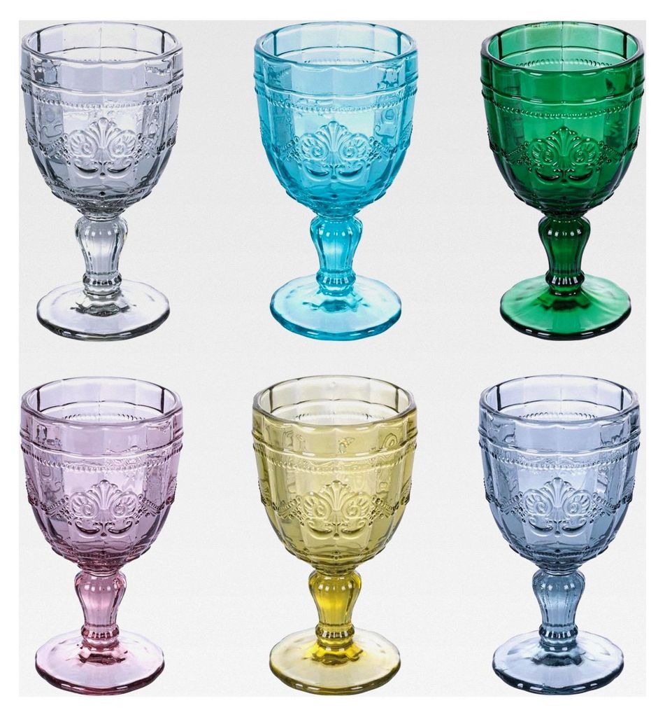Set aus 6 Stielgläsern, 265 ml, Syrah