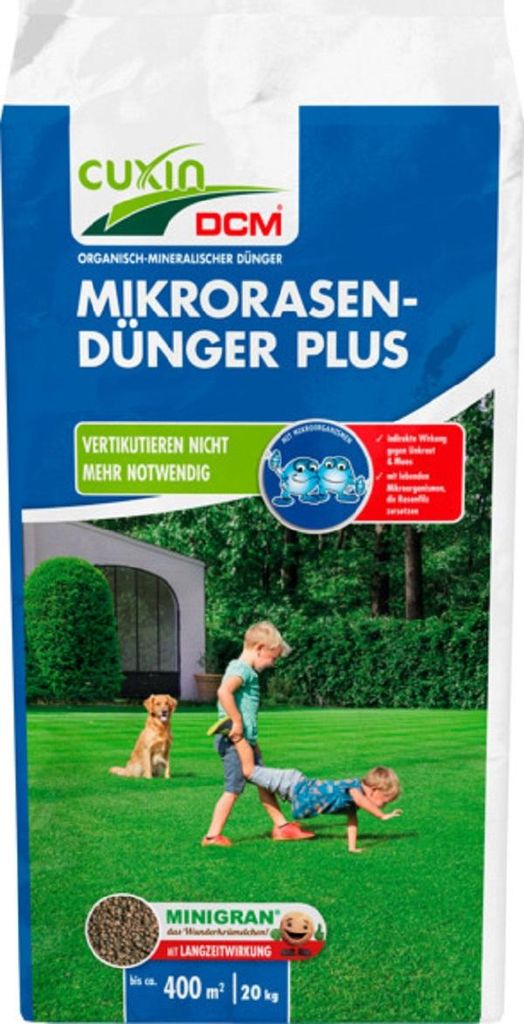 DCM Rasendünger Mikro Plus - 20 KG für 400 qm Produktbild 