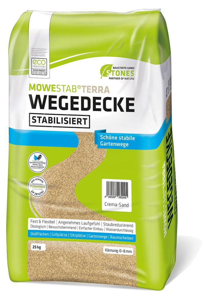 Stones MOWESTAB® TERRA 0-8 mm crema-sand 25kg Obrázok produktu 