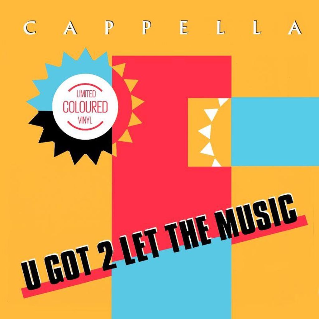 Cappella: Cappella: U Got 2 Let The Music (Limited Edition) (Orange W/ Red, Black, Green, Yellow Splatter Vinyl) - - (Maxi-Single 12" / PopRock)
