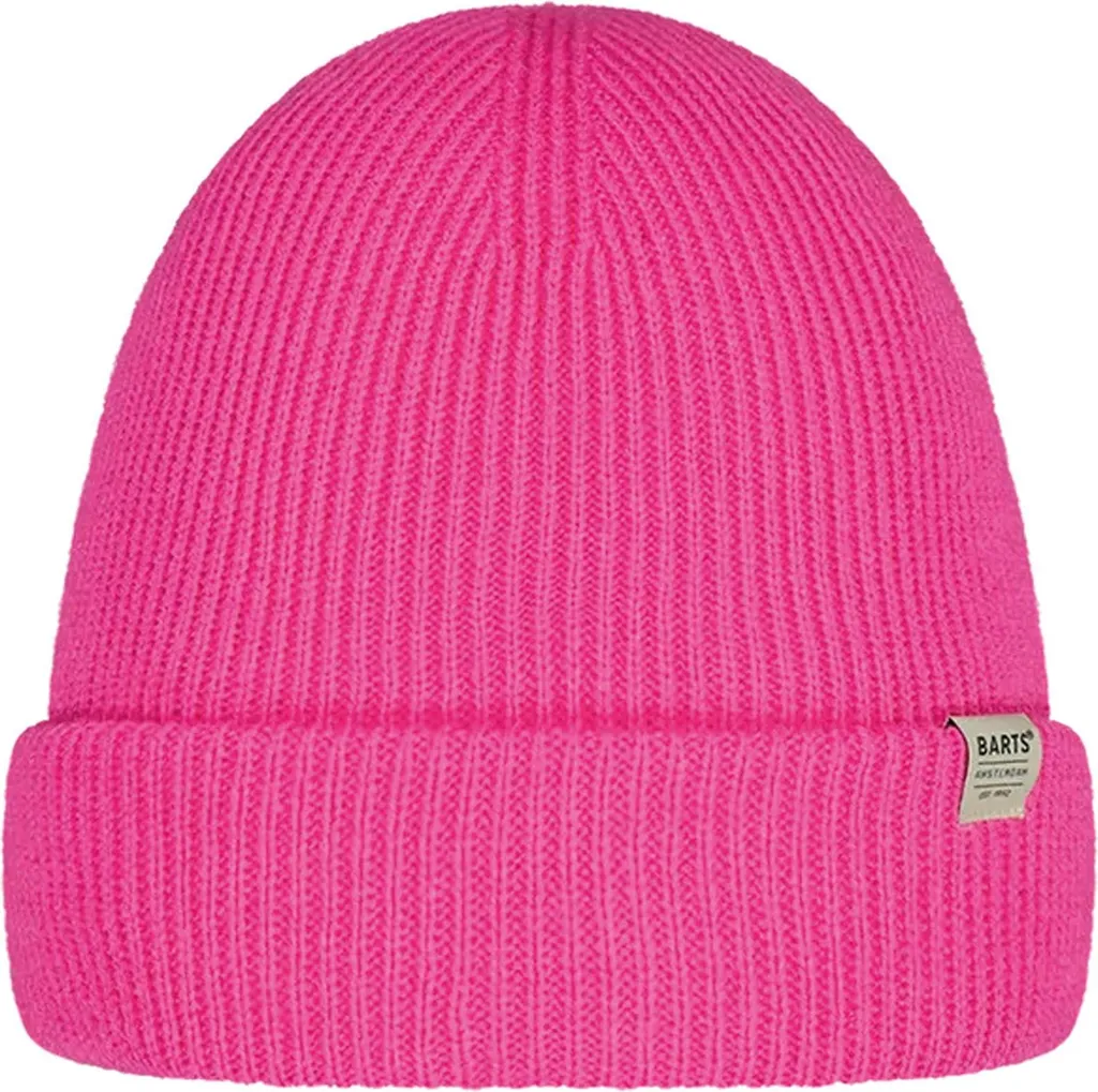 Barts Kinabalu Bonnet Fille - Bonnet Tricoté avec Pompon Doux Rose