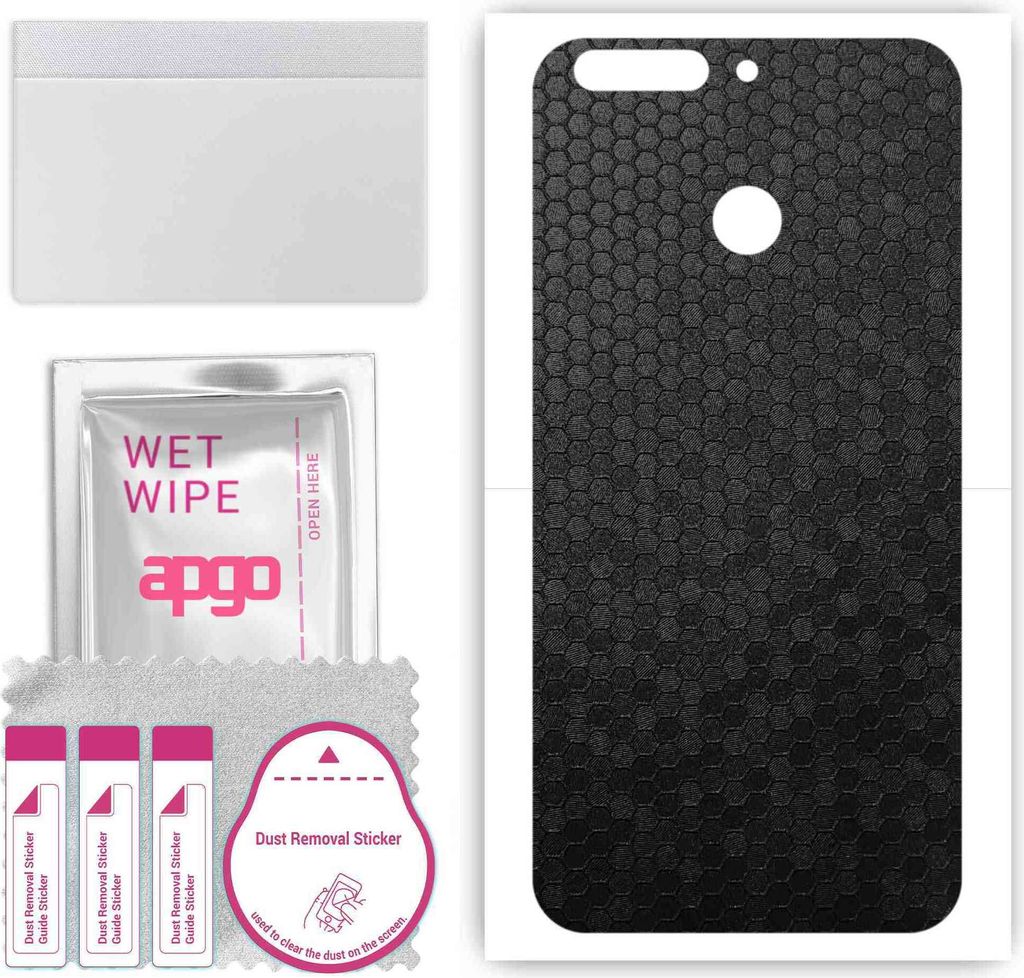 apgo Rückseite Schutzfolie, Skin, kompatibel mit Honor 8 Pro Honor V9, Hinten Displayschutzfolie aus Vinylfolie, kratzfest, einfache Montage - Sch...