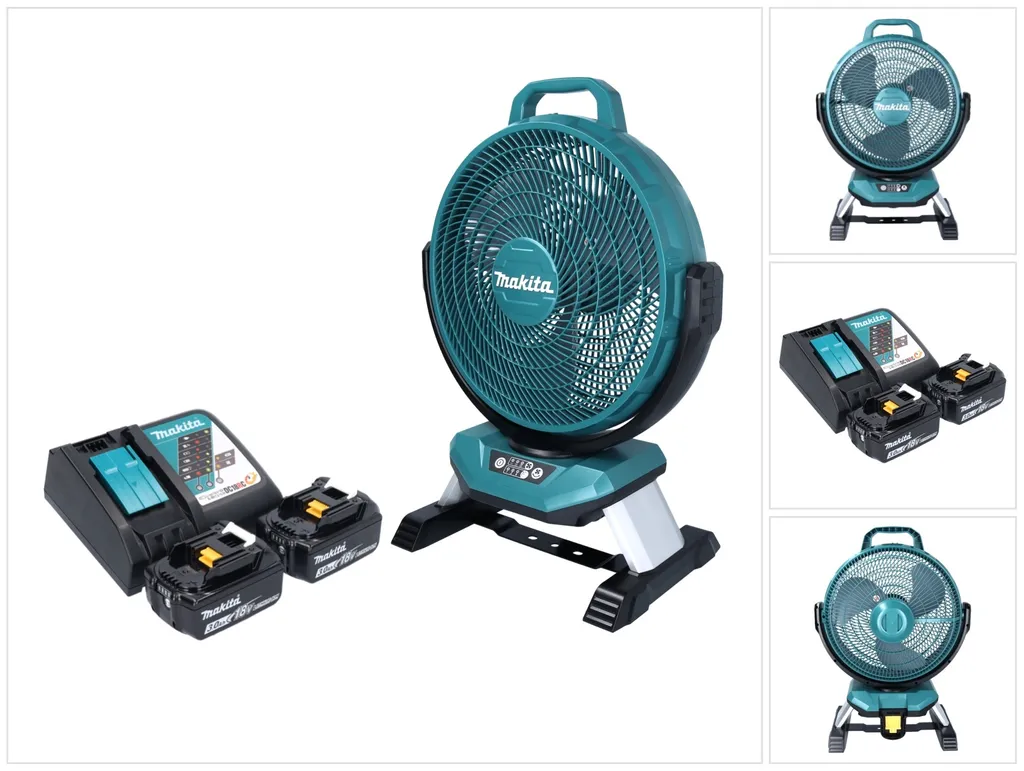 Makita DCF301RF Ventilateur sans fil 18V 33cm avec 2 batteries 3.0Ah