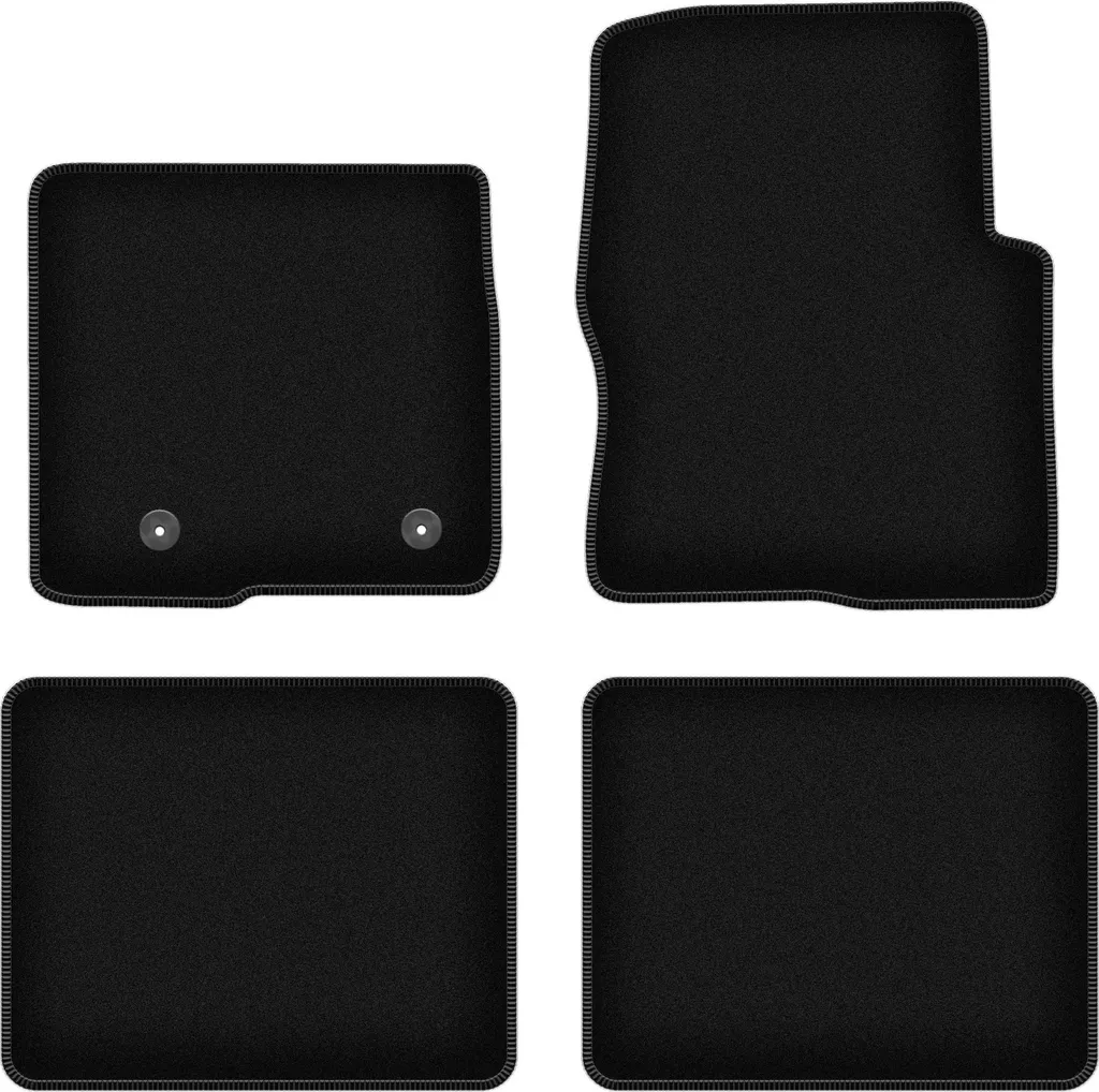 Set Tappetini Luxury Nero Ford F150 XI 2003-2008 | Velluto Soft Touch
