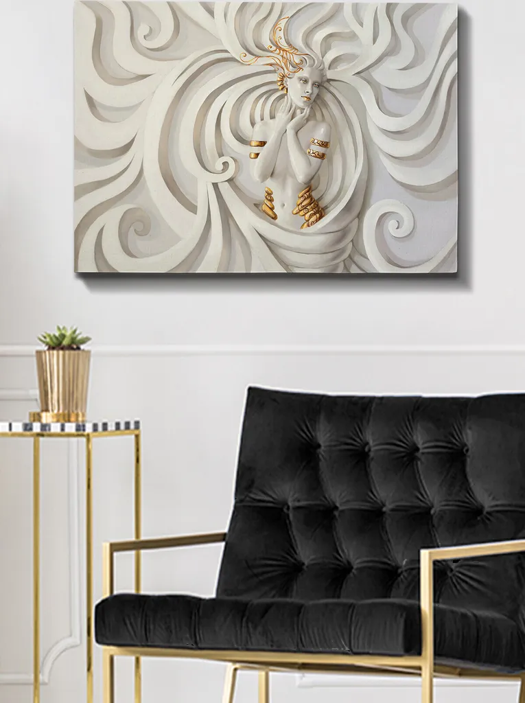 Wallity Kanvas TCR1487: Quadro su Tela 70x100 cm per Arredo Moderno