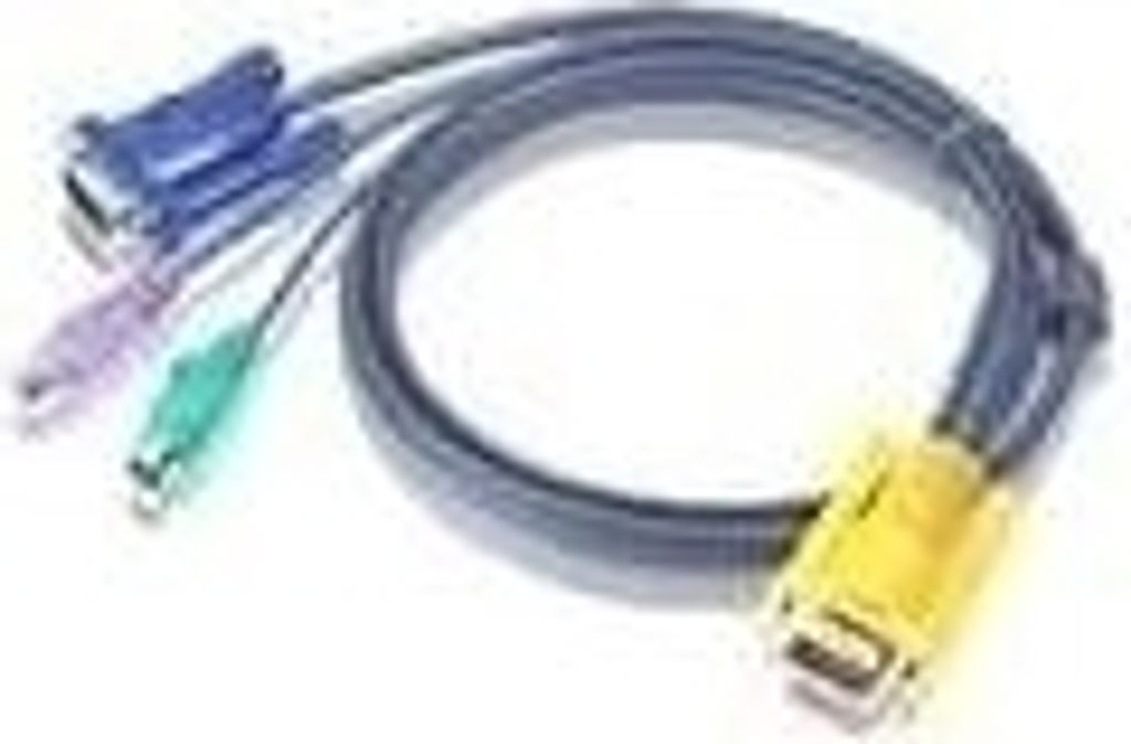ATEN 2L-5210P - Tastatur- / Video- / Maus- (KVM-) Kabel - PS/2, 6-polig, HD-15 (M) - 15 pin SPHD (M) - 10 m (2L-5210P)