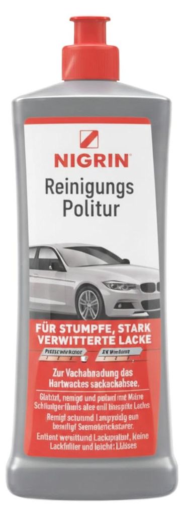 NIGRIN Reinigungs-Politur 500 ml  für stumpfe Lacke Produktbild 