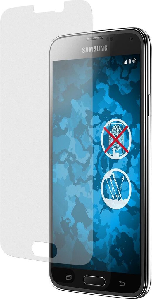 2er-Pack PhoneNatic Displayschutzfolien matt kompatibel mit Samsung Galaxy S5