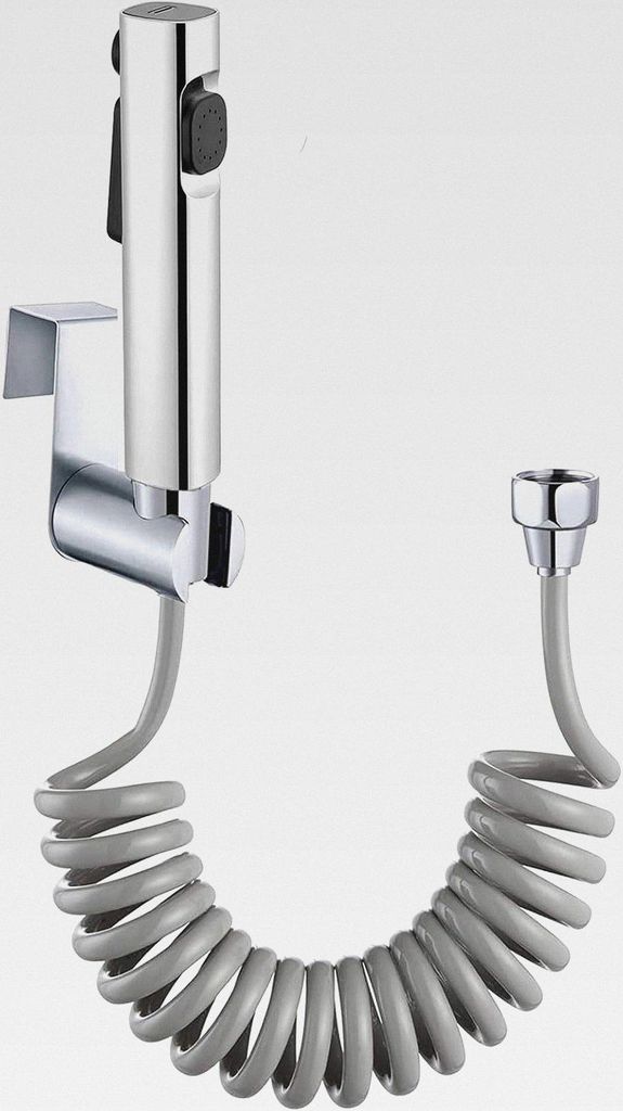 Bidet Handbrause Set, Doppelstrahl-Modus, Düse, ABS-Kunststoff, Baby-Stoffwindel-Sprühset mit Wassertankhaken und flexiblem 150cm ABS Duschschlau...