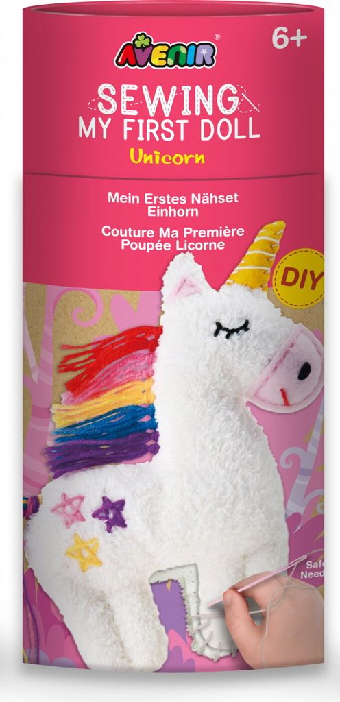Kit da cucito La mia prima bambola, Unicorno Immagine del prodotto 