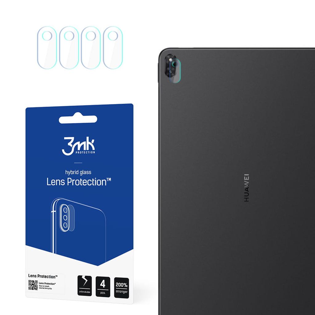 3mk Hybridglas Lens Protection für Huawei MateBook E Kamera Objektiv Kameralinse 0,16mm 6H (4 Stück)
