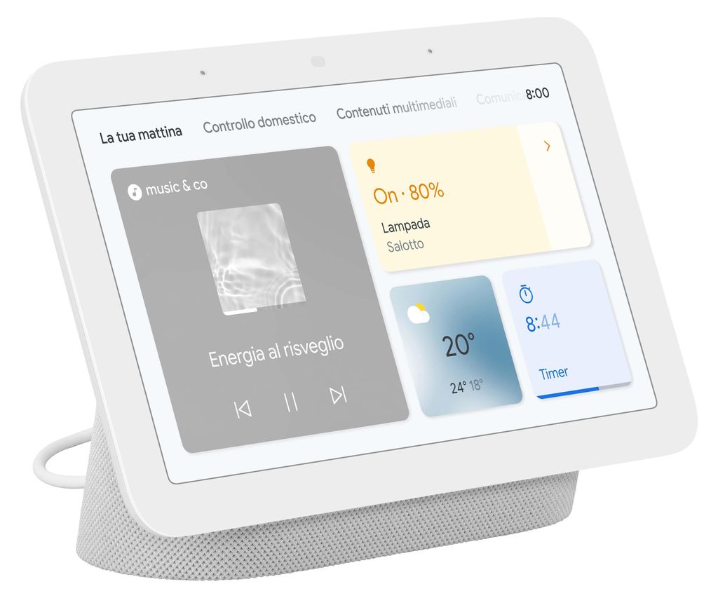 Google Nest Hub 2Gen weiß Produktbild 