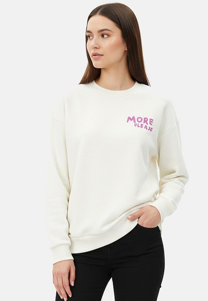 Sublevel Sweatshirt mit modernen Prints Dropped Shoulder  Produktbild 
