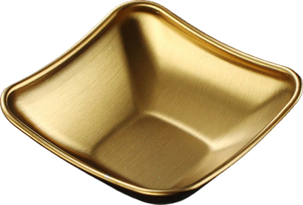 1/2/3 Grids Edelstahl Gewürz Gericht Koreanische Metall Barbecue Sauce Dip Gericht Platte BBQ Restaurant Küche Geschirr