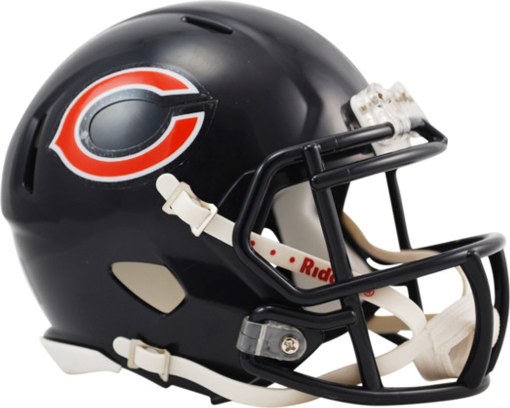 NFL Football Mini Helm Chicago Bears Speed Footballhelm Riddell Helmet