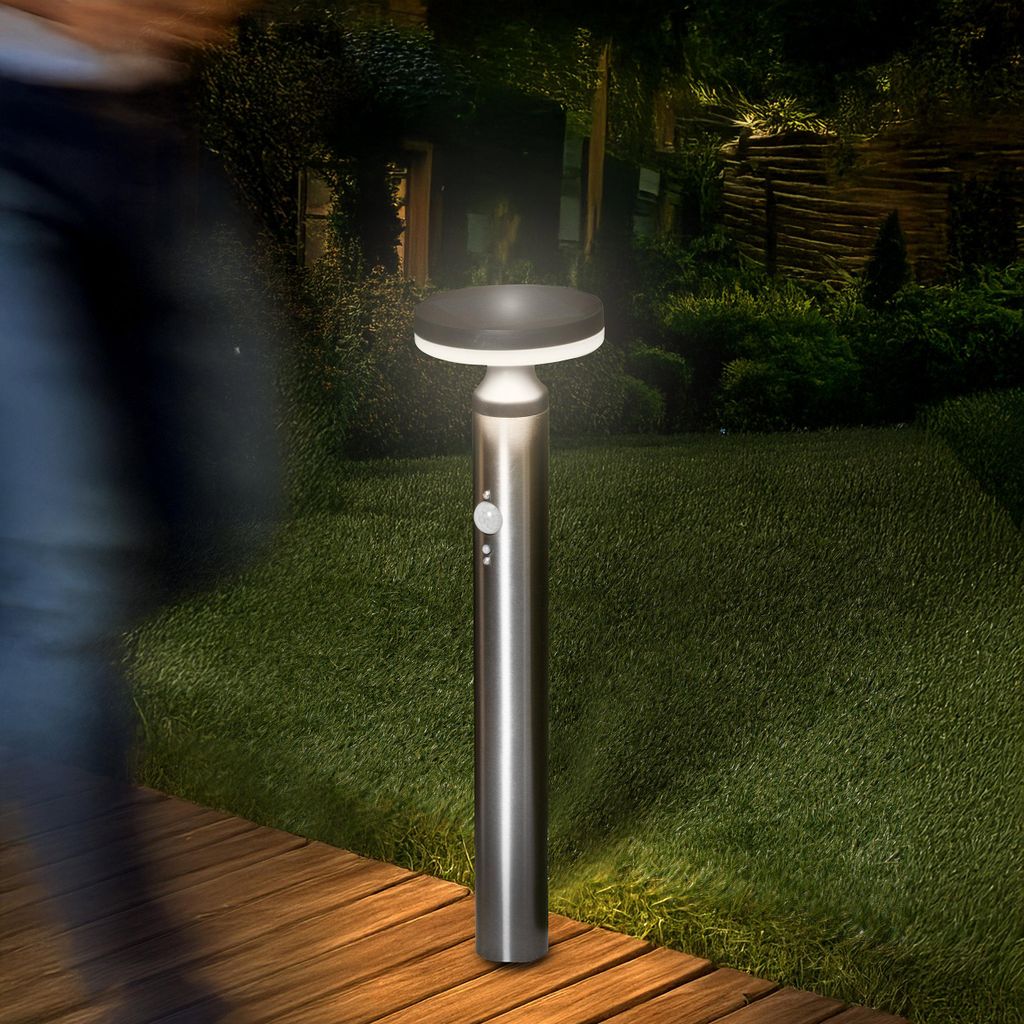 esotec Solar PIR Standleuchte Cortona 45, Bewegungsmelder, Akku, outdoor 102766