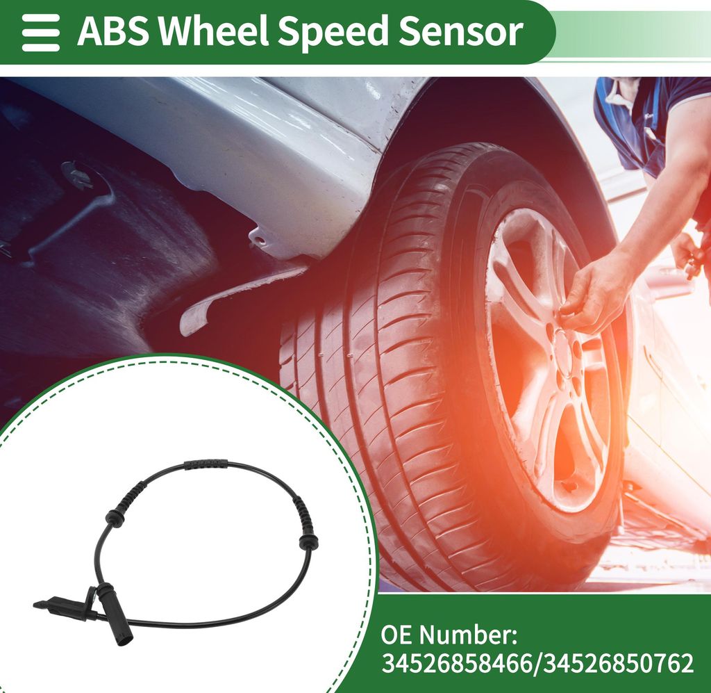 ABS Radsensor ABS Sensor Antiblockiersystem Sensor Nr. 34526858466/34526850762 für BMW X1 2016-2019 1 Stück Hinten Links Hinten Rechts