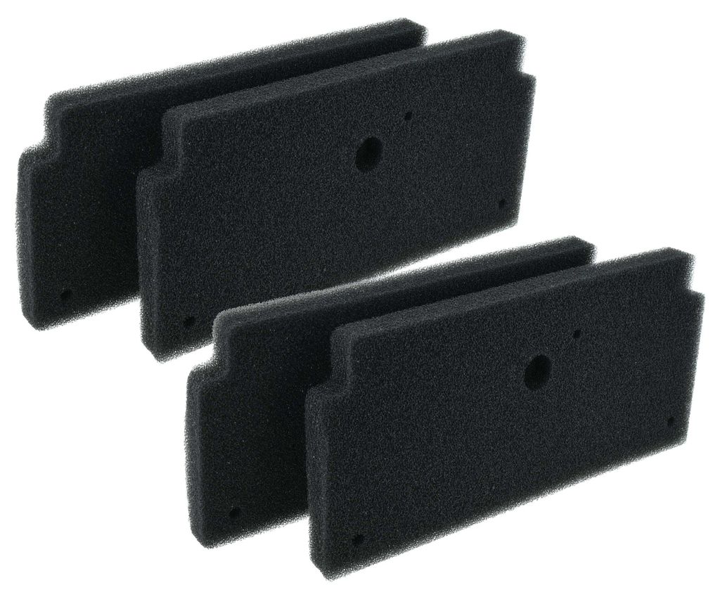 vhbw 4x Schaumstofffilter kompatibel mit Siemens WT-Series Wäschetrockner