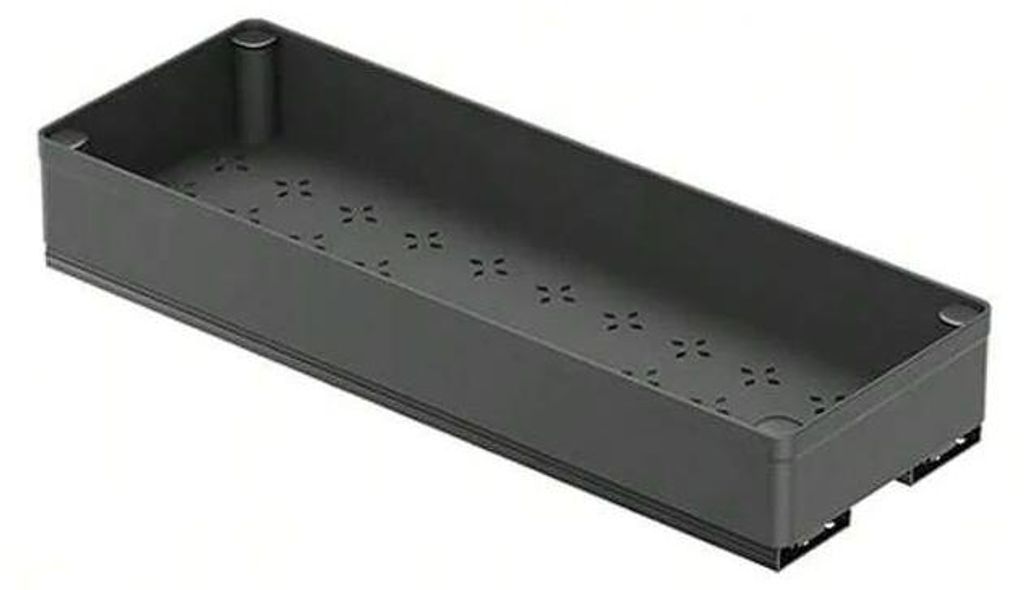 Schrank-Organizer für Küche - Ausziehbares Regal - Breite 13 cm - Kunststoff - 1 Stück - Schwarz